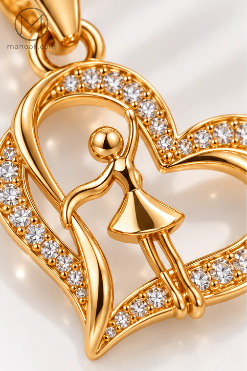 گردنبند ژوپینگ  طرح طلا